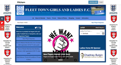 Desktop Screenshot of fleettowngirlsandladiesfc.co.uk